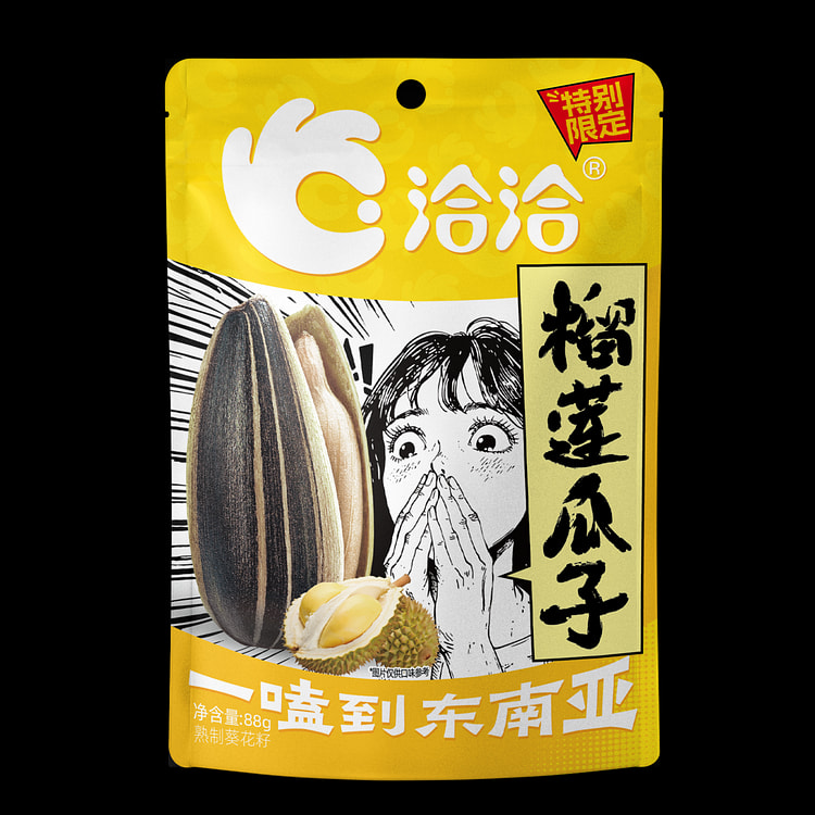洽洽奇味瓜子榴莲味新风味 88g*1袋装