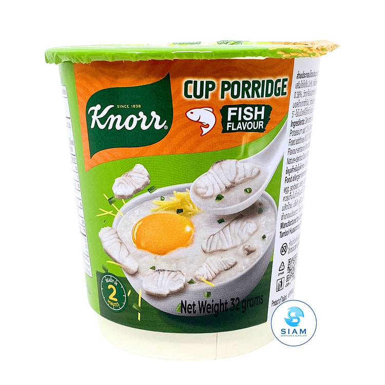 Knorr Cup Porridge, Fish Flavor