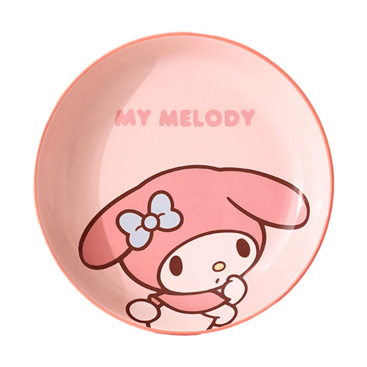 Ceramic Plate Salad Plate – My Melody (7 Inches) 1 count