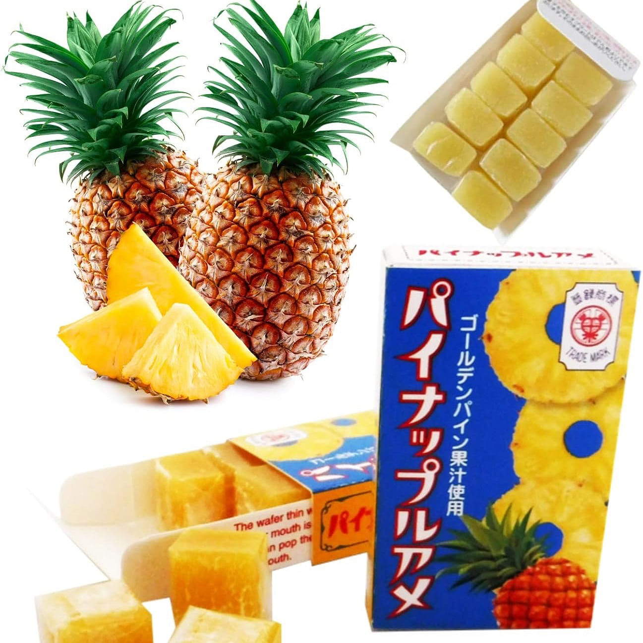 Pineapple Soft Candy Fruits Golden Mochi SEIKA 50g 1 ส่วน