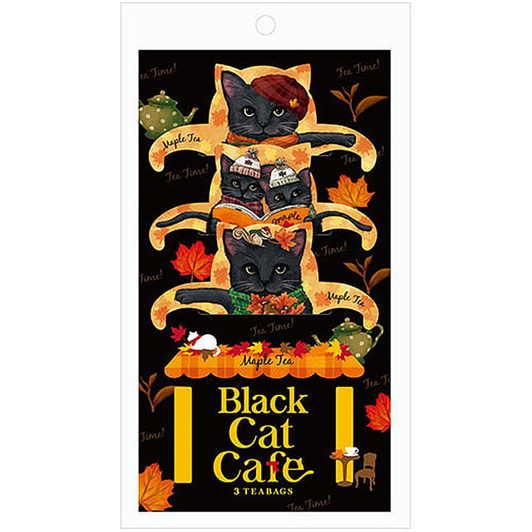 Tea Boutique  黑猫咖啡厅 枫树 香草 红茶和苹果片 3袋 6克