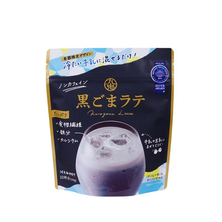 九鬼 黑芝麻拿铁粉 传统风味饮品 150g