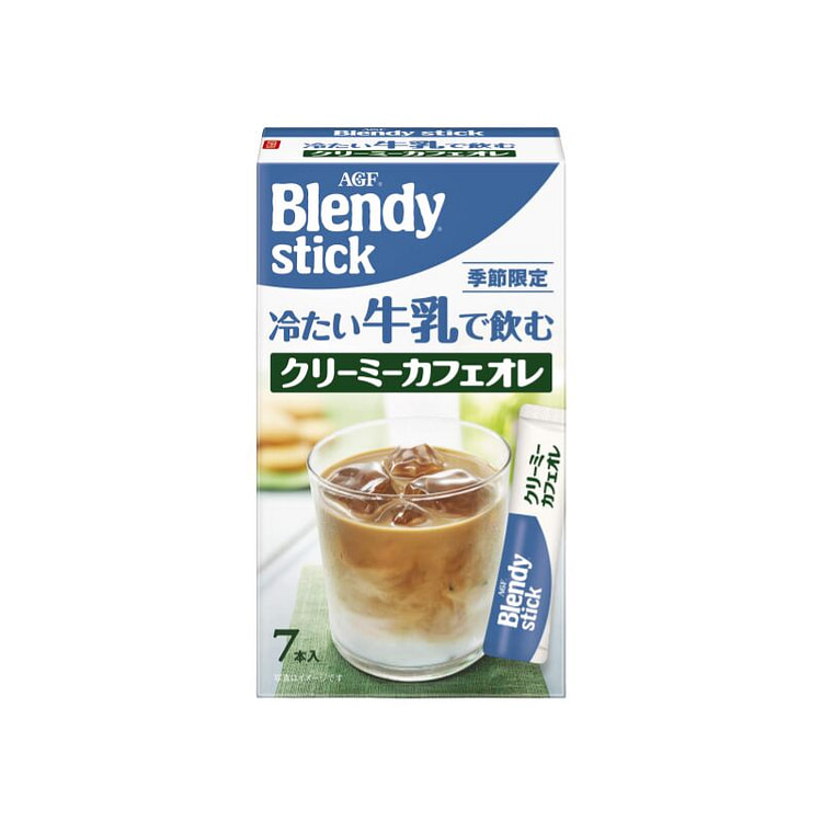 AGF 清凉一夏 冷牛奶直冲 咖啡欧蕾 7条装