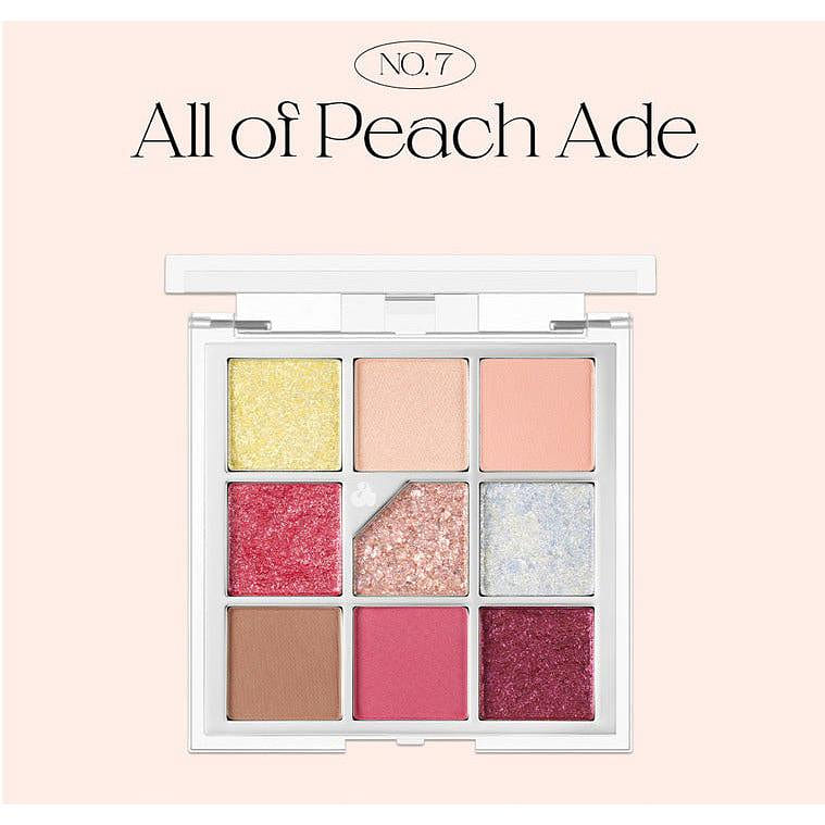 UNLEASHIA Glitterpedia Eye Palette (No7 All of Peach Ade) 6.2 g