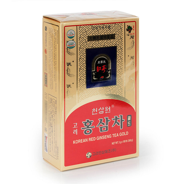 Korean Red Ginseng Tea Gold 100 Bags 1 each