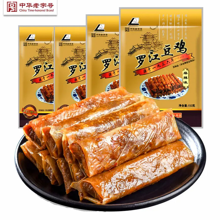 豆鸡豆制品麻辣豆皮 150 克