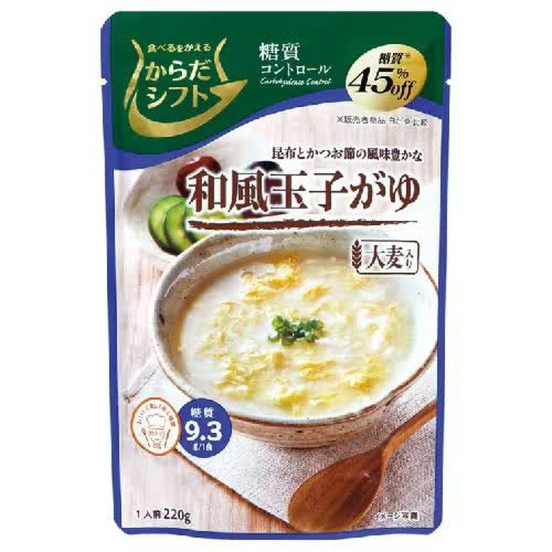 身体转变,碳水化合物控制,日式鸡蛋粥 1 份