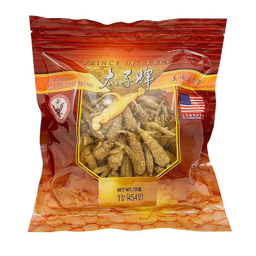 Prince of Peace Wisconsin American Ginseng Roots (Mixed Size) in bulk 1 lb