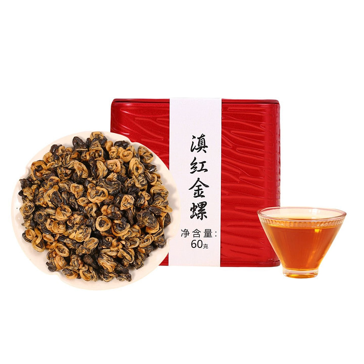 新益号 2025新茶一级滇红金螺古树红茶浓香口粮茶