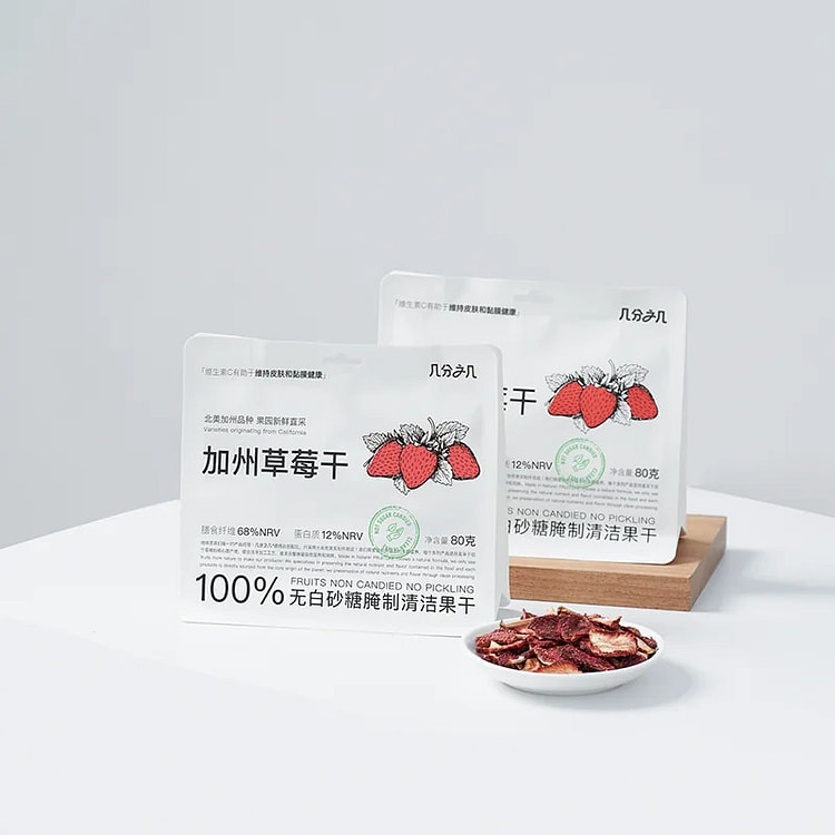 Jifenzhiji California Dried Strawberries 1pc 80 g