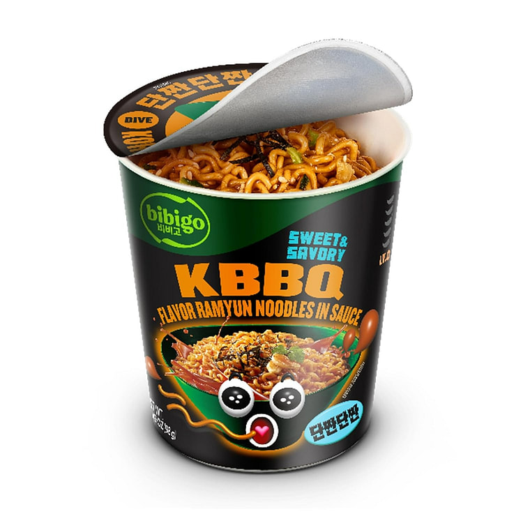 Bibigo Ramyun Ramen Noodles, Korean BBQ 3.45 Ounce 1 each