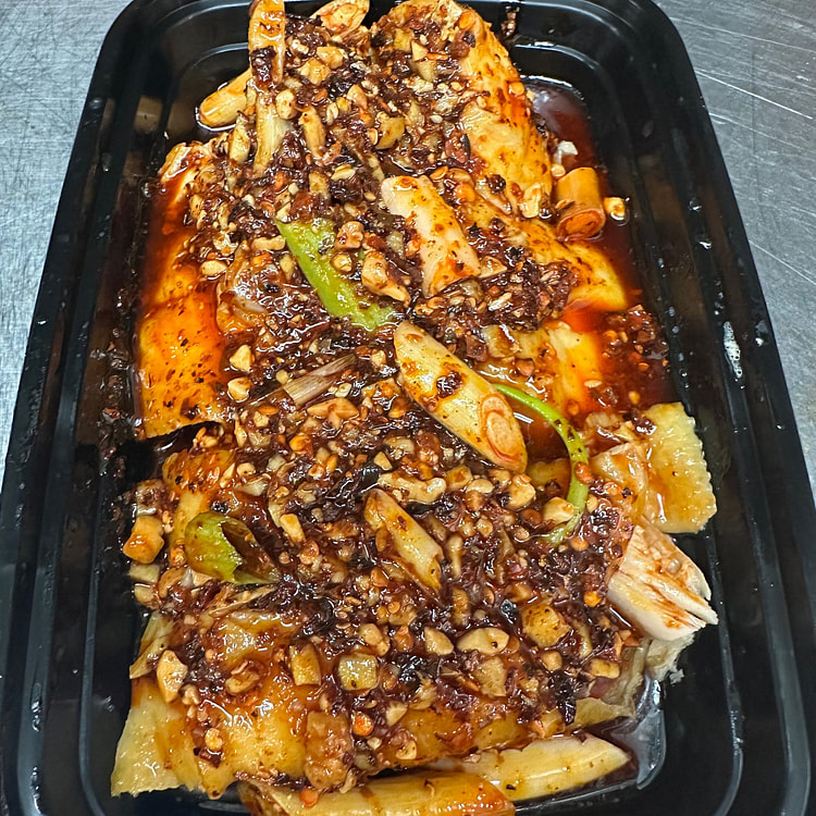 Spicy chicken in Chili Oil