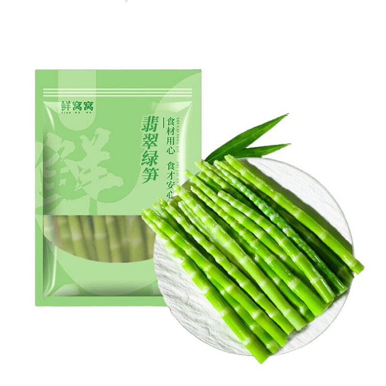 鲜窝窝 翡翠绿笋 火锅食材野生小竹笋新鲜春笋 500 克