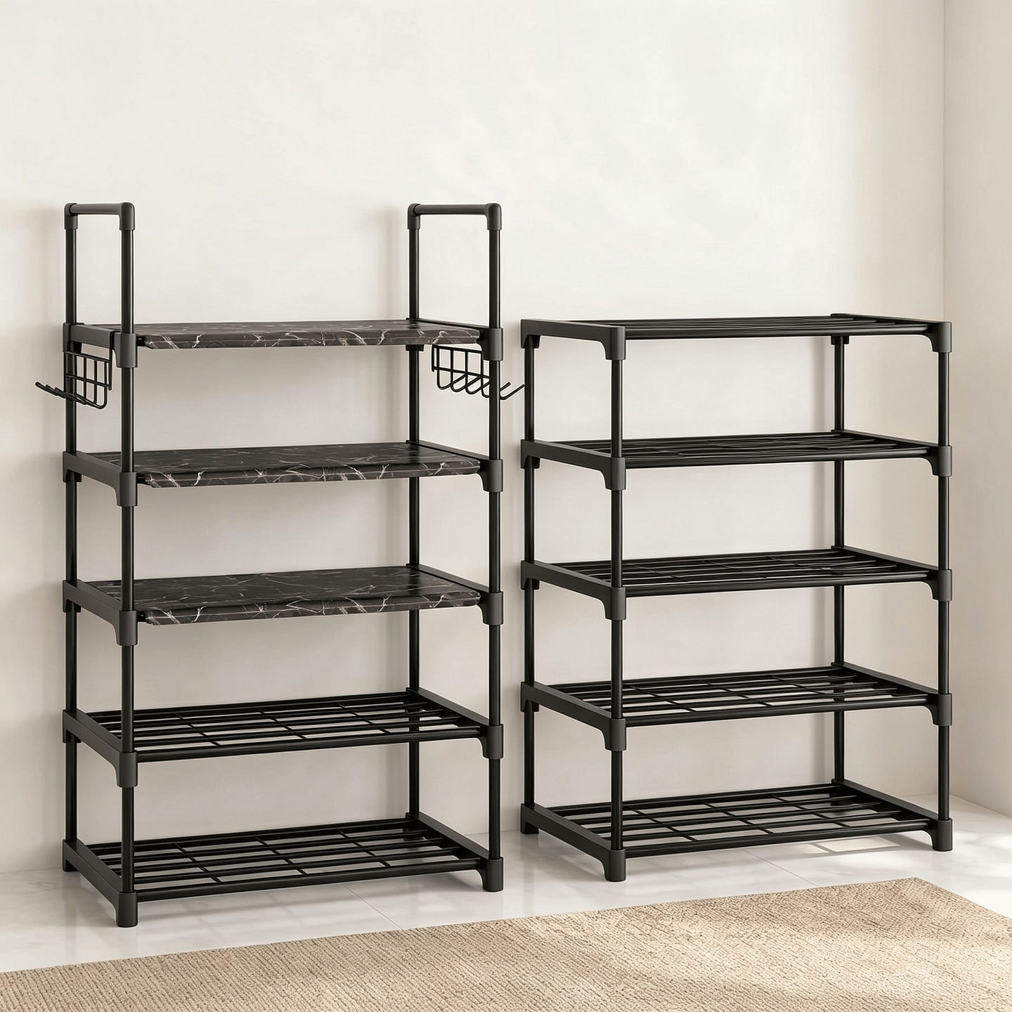 Metal Shoe Rack Entryway Shoe Storage Organizer 1 count