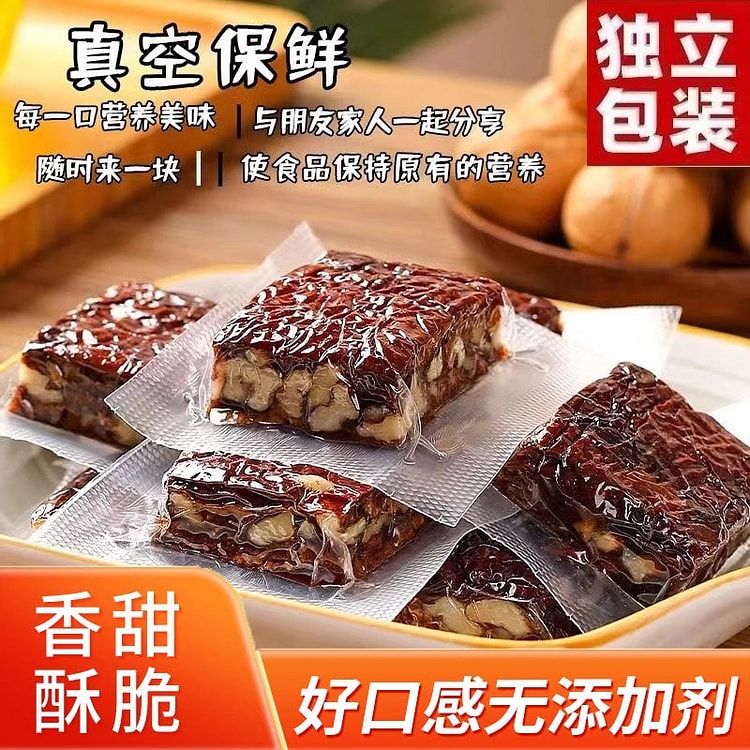新疆枣夹核桃枣仁派
