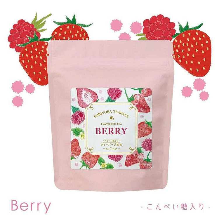 Konpeito Berry Tea FORIVORA Flavored 28g