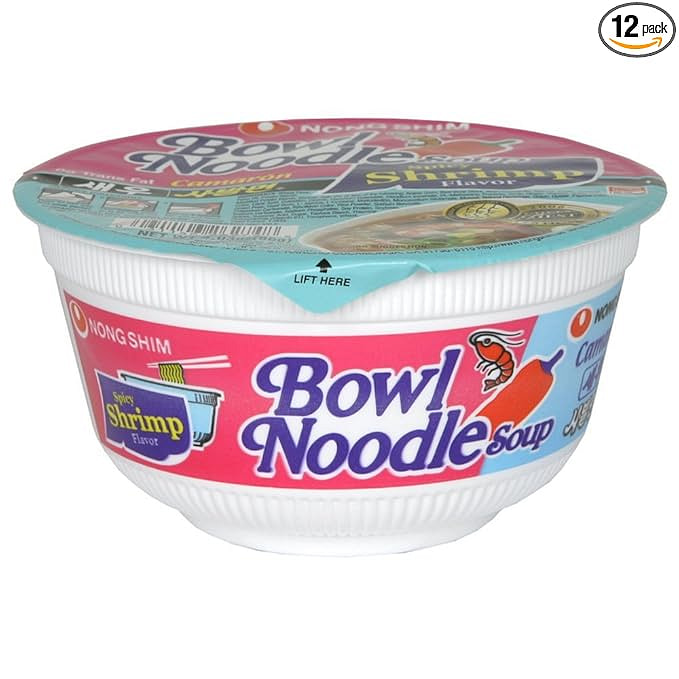 虾仁辣味碗装面 1 份