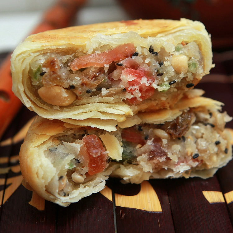 Puff pastry five-kernel mooncakes 60g*8