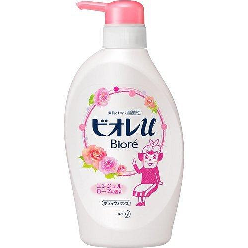 KAO Biore Refreshing Body Wash 480ml (Rose Scent)