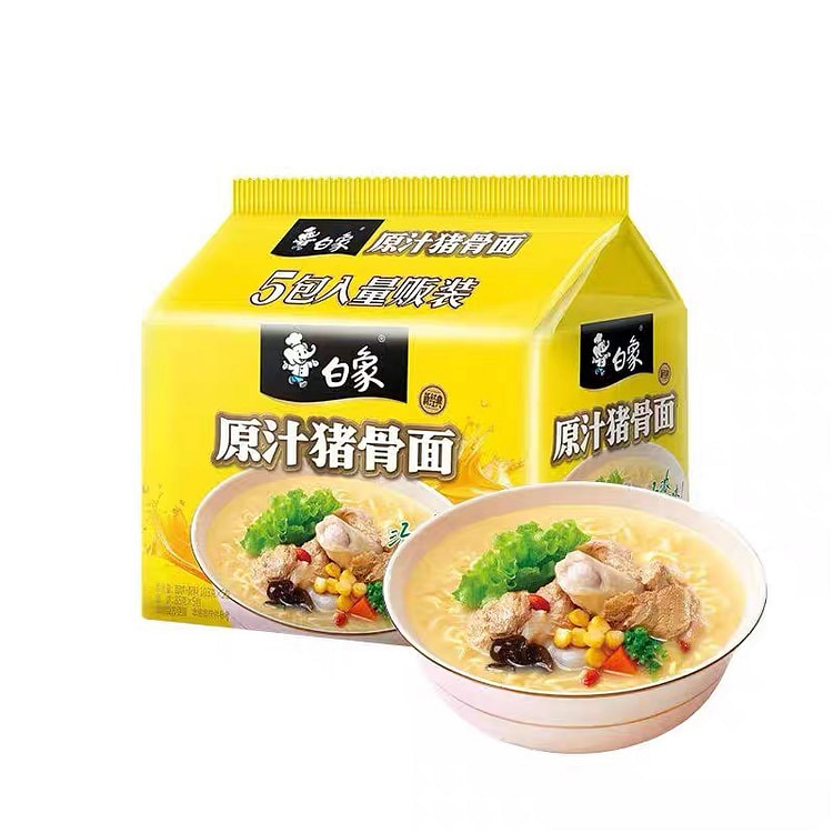 White Elephant Pork Bone Flavor Instant Noodles 515 g