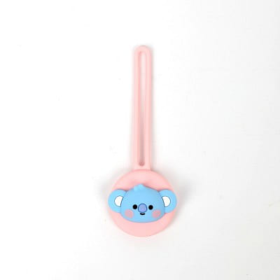 BT21 Little Buddy AirTag Cover Case with All in One Silicon Strap KOYA 4 oz
