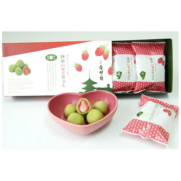 舞妓茶本铺 抹茶草莓巧克力冻干 120g