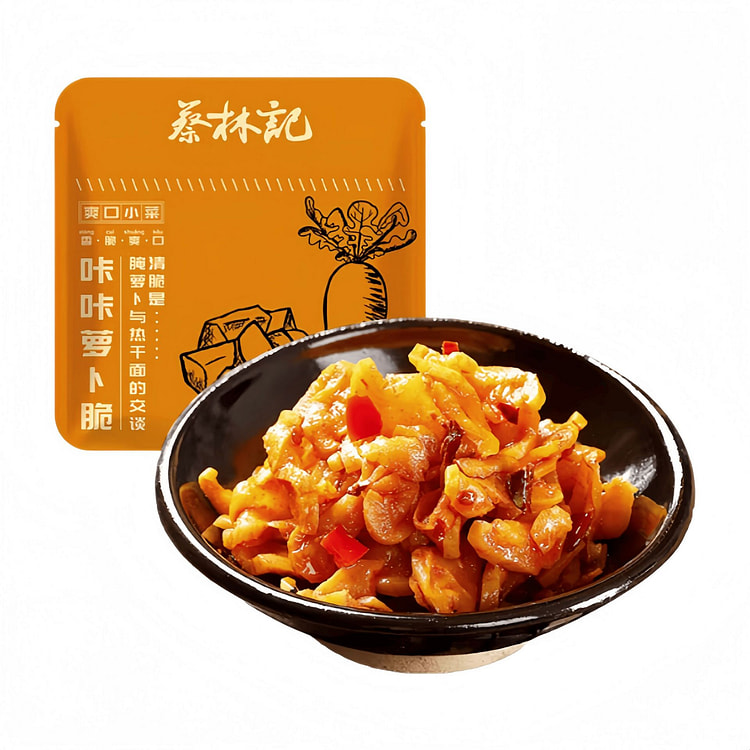 蔡林记 萝卜丁零食小菜下饭菜 30g*10包 300 克