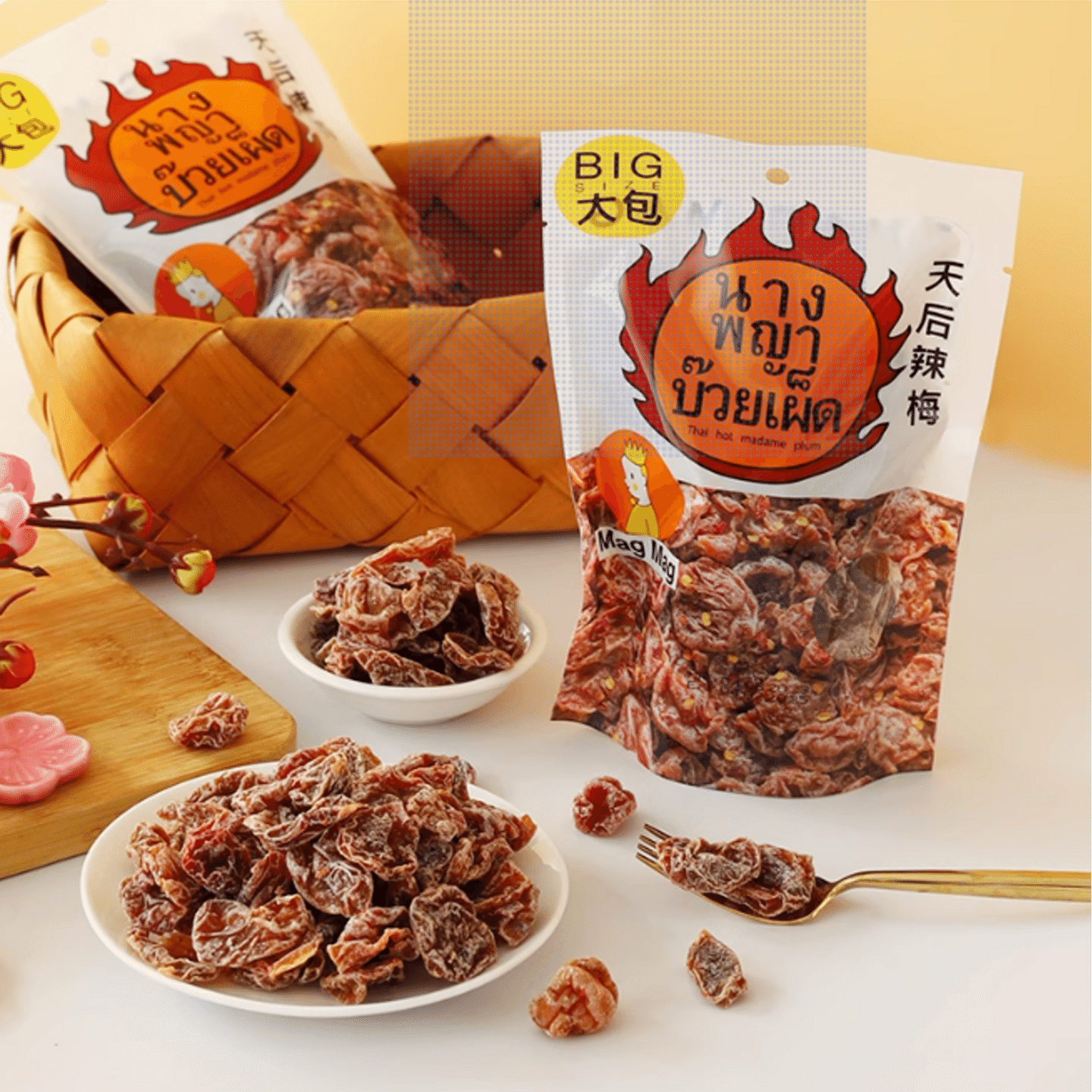 泰国进口天后辣梅magmag蜜饯话梅肉 1 份