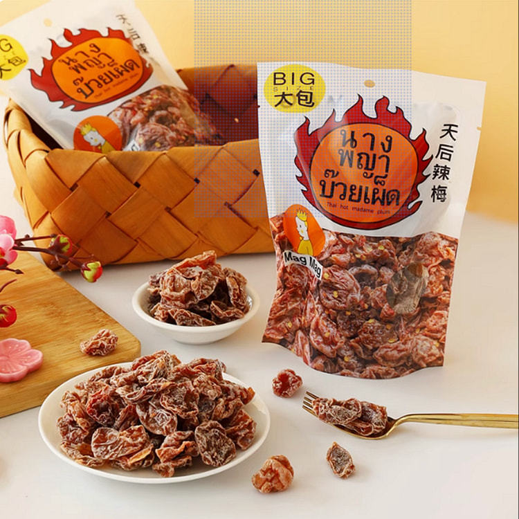 泰国进口天后辣梅magmag蜜饯话梅肉