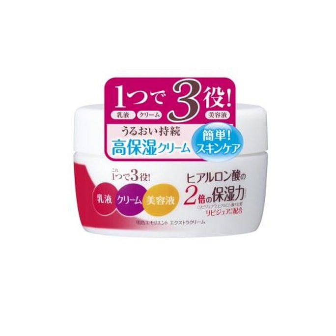 【日本直邮】MEISHOKU明色 三合一面霜 玻尿酸2倍高保湿力保湿滋润乳霜 110g