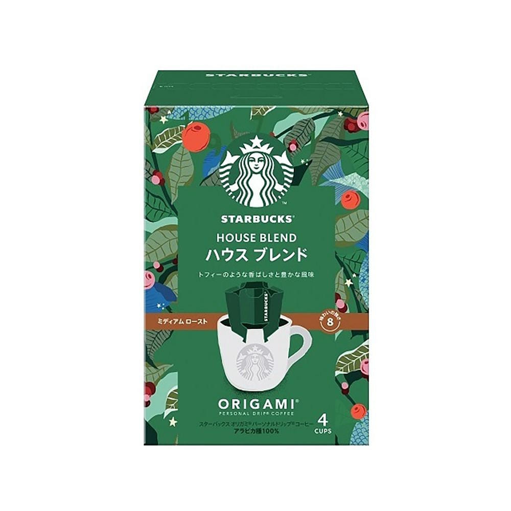Starbucks Origami Drip Coffee House Blend 4 packs 1 box