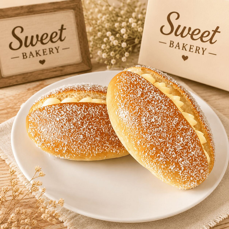 Cream bun 1 count