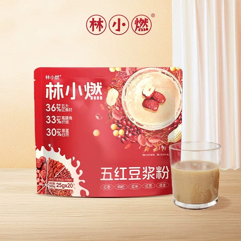 Lin Xiaoran Five-Red Dates Soy Milk Powder 1 bag 1 pack