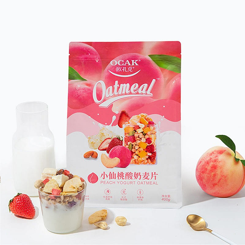 Ocak peach flavored instant oatmeal 400g 400 g