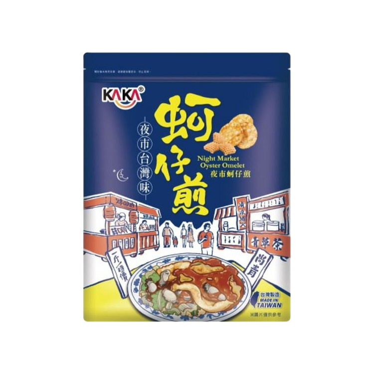 KAKA Night Market Series Potato Chips (Oyster Omelet Flavor)