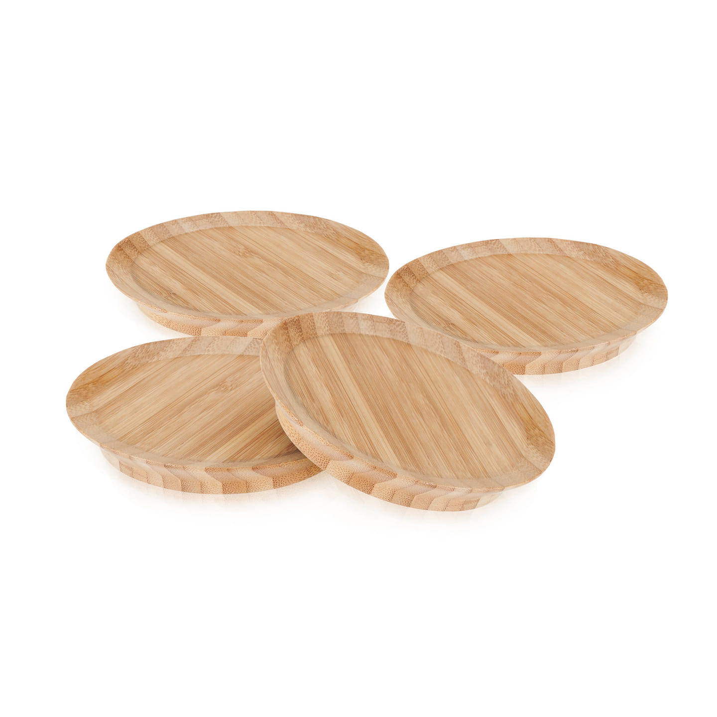 Topper Bamboo Appetizer Glass Toppers by True 4 each