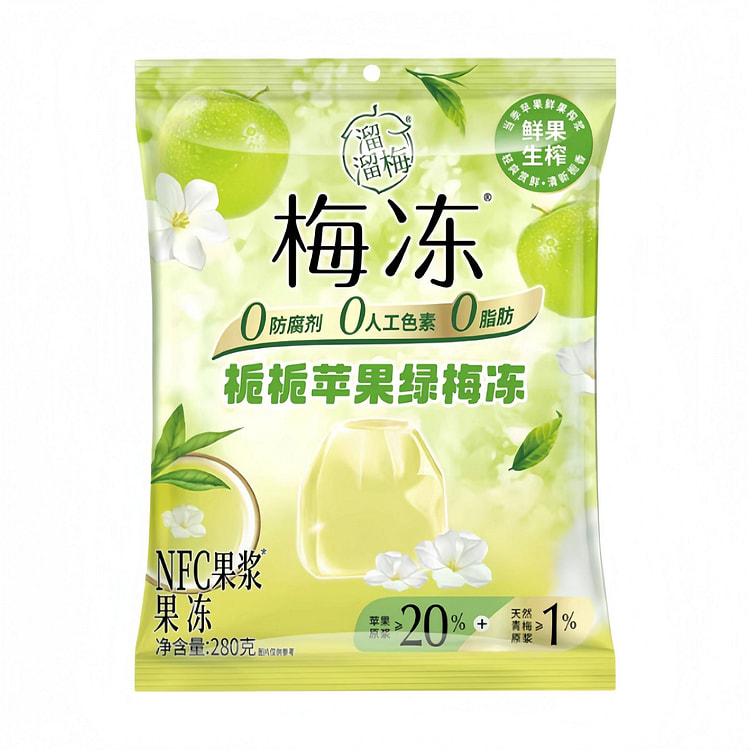 溜溜梅 梅冻蒟蒻吸吸NFC果浆鲜榨 280g*1袋 280 克