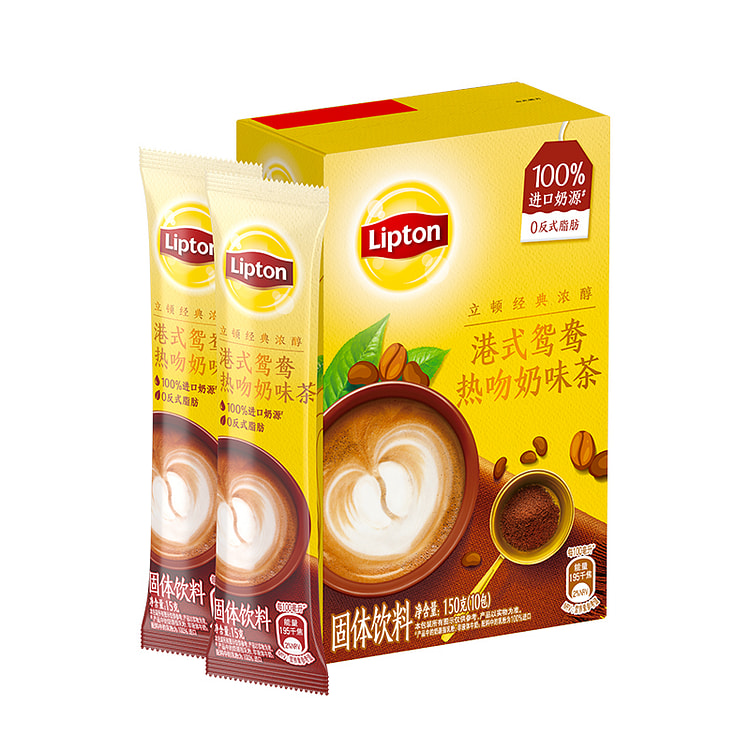 立顿港式鸳鸯口味奶茶粉150g/盒