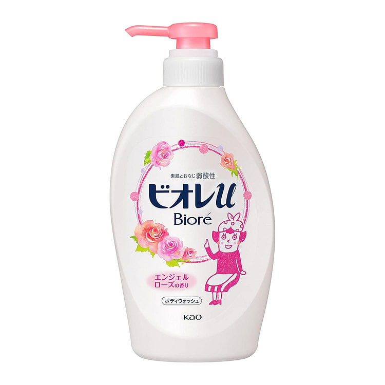 花王 Biore U 沐浴露玫瑰 480ml 1 份