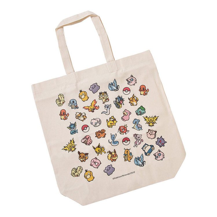 Pokemon Various Character Tote Bag 122 g