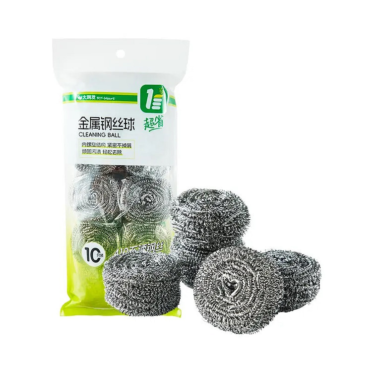 Stainless Steel Scrubbers 10pcs, Kitchen Cleaning 1 box