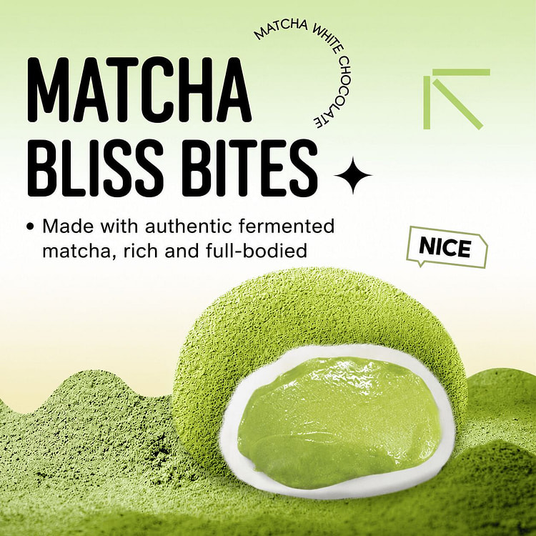 Dubai-style Matcha White Chocolate Mochi 300 g