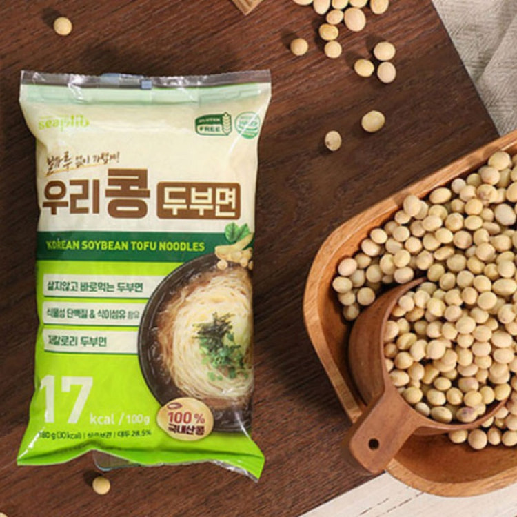 우리콩 두부면 저칼로리 두부국수 180g 10봉 소스랜덤포함 10 개입