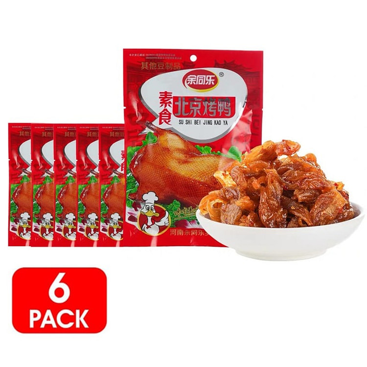 Vegetarian Peking duck spicy strips 20 g*6 pack