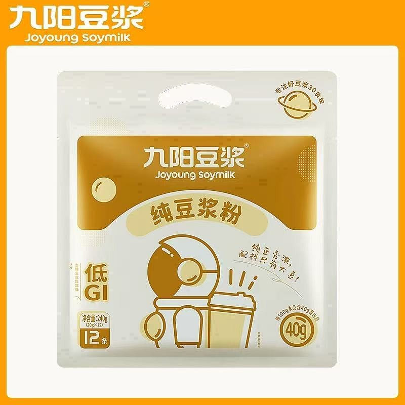 食补·九阳豆浆纯豆浆粉 太空豆浆高蛋白原味无添加 240 克