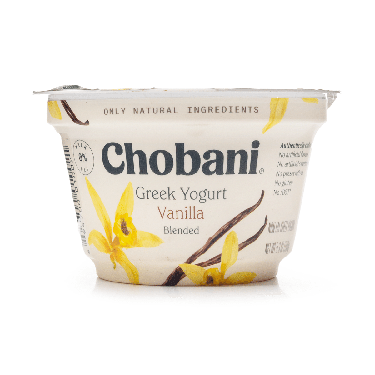 Iogurte Grego Chobani Sabor Baunilha 0% 5.3 oz