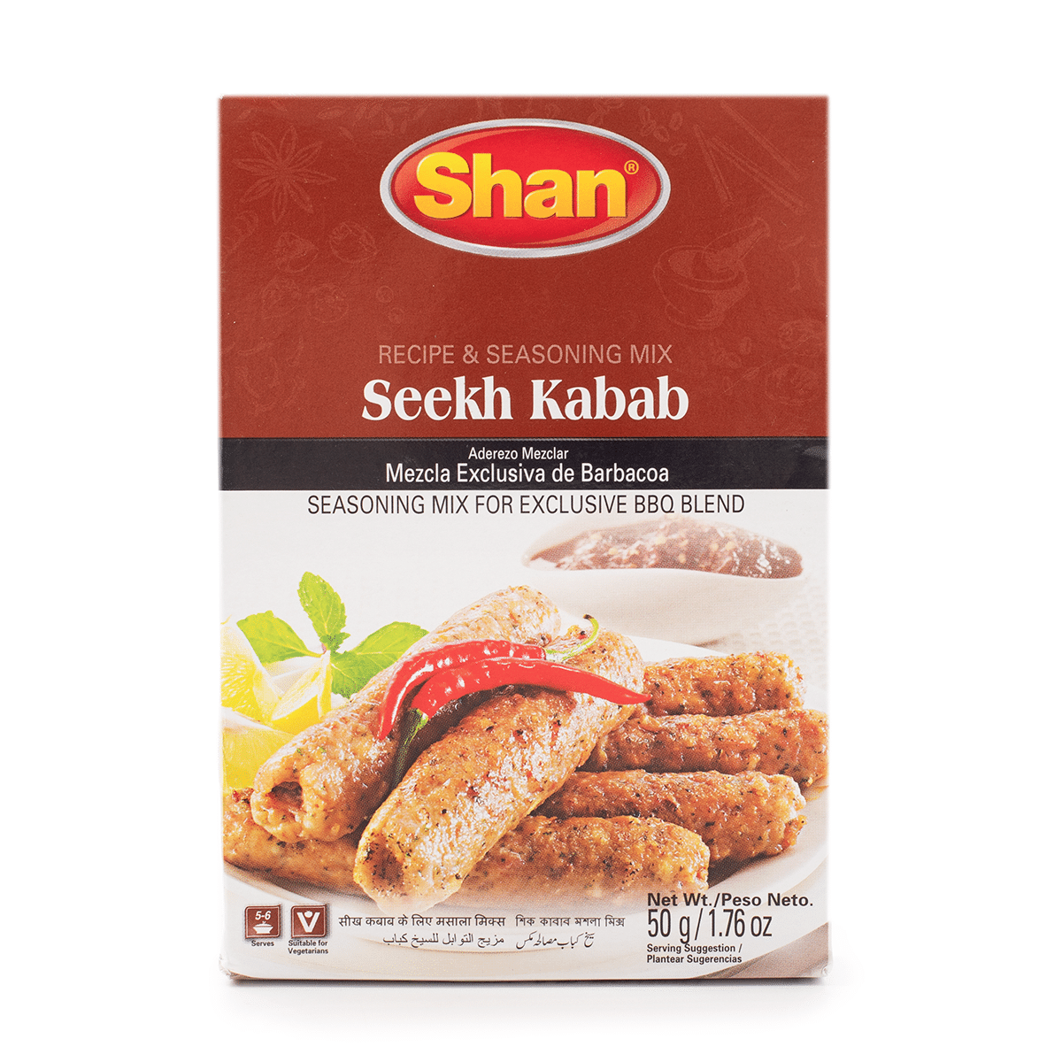 Mistura de Especiarias para Churrasco Seekh Kabab Shan 1.76 onça(s)