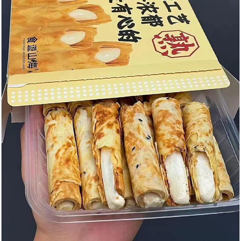 【熟道制礼】夹心鸡蛋卷 有心牛轧蛋卷 奶香浓郁 卷卷酥脆 120g*1盒 120 克