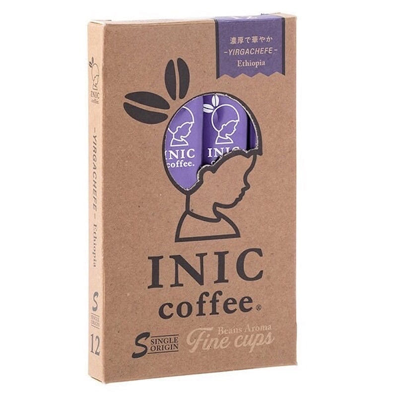 INIC coffee Beans Aroma Finecups Yirgacheffe 12P 1 each