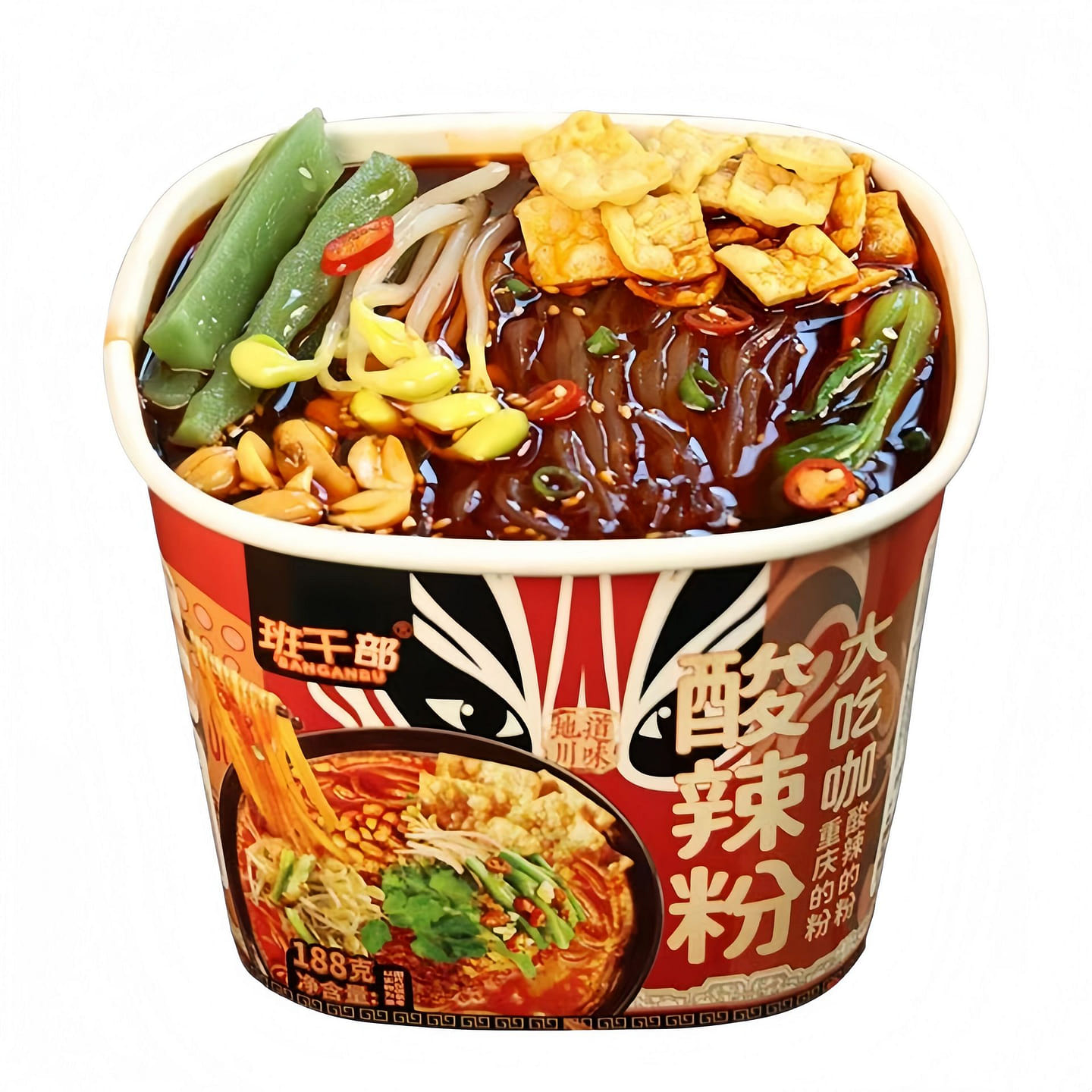Class Monitor Premium Hot and Sour Noodles, Bucket 201 g